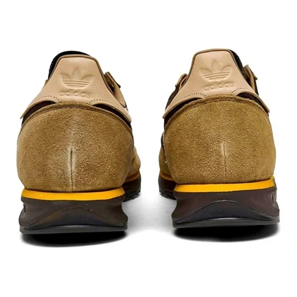Adidas SL 72 RS Brown and Tan Sneakers - Picture 3 of 7
